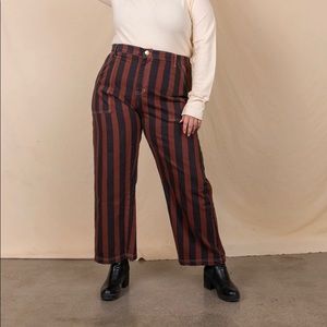 Big Bud Press Vintage Striped Work Pants - 2XL